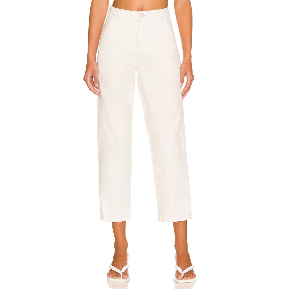 New BLANKNYC Wide Leg in Head in Clouds white denim jeans